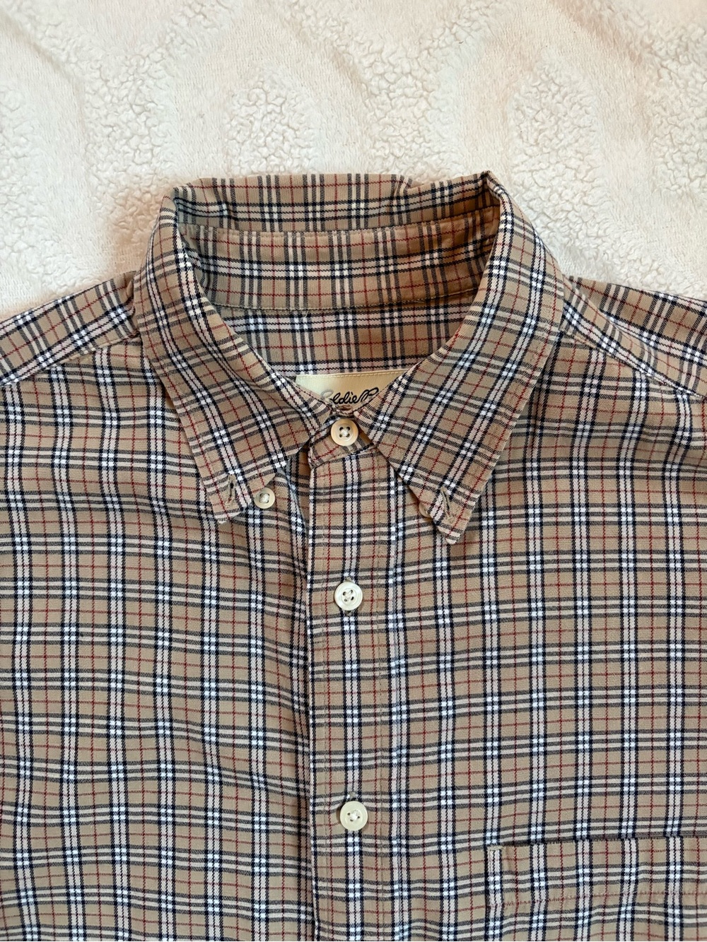 Vintage Eddie Bauer Plaid Button Down